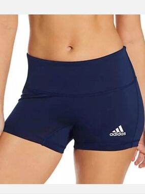 adidas Navy Blue Women's Athletic Volleyball Shorts Large